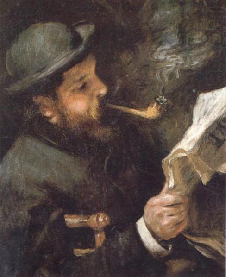 Pierre Renoir Claude Monet Reading china oil painting image